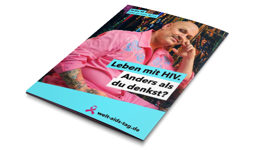 Broschüre des Welt Aids Tages von 2024